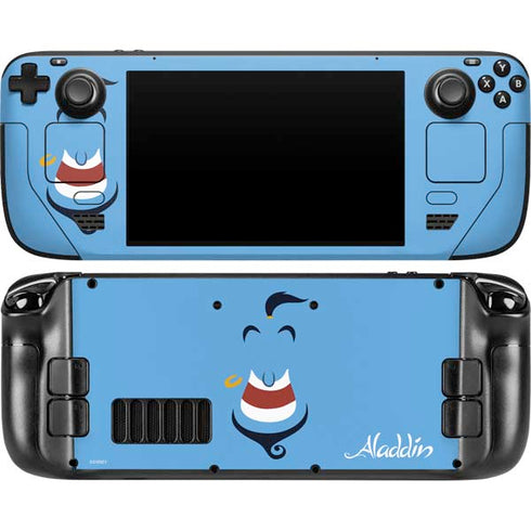Disney Aladdin Genie Outline Art Steam Deck Handheld Gaming Computer OLED Skin