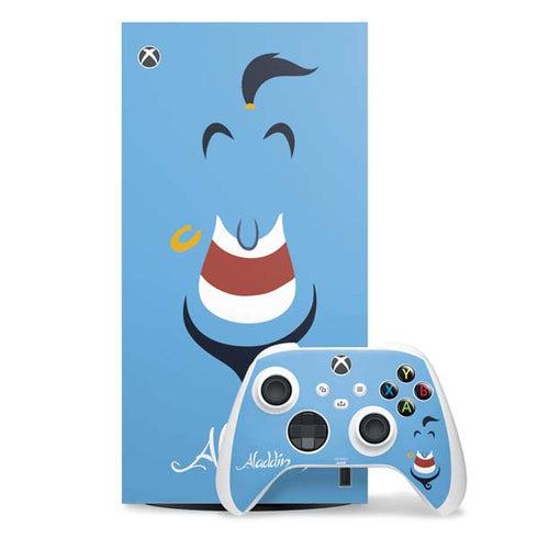 Disney Aladdin Genie Outline Art Xbox Series X Skins