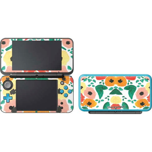 Bouffants and Broken Hearts Geometric Flowers Nintendo 2DS XL (2017) Skin