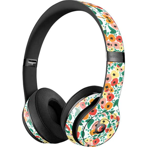 Bouffants and Broken Hearts Geometric Flowers Beats Solo 3 Wireless Skin
