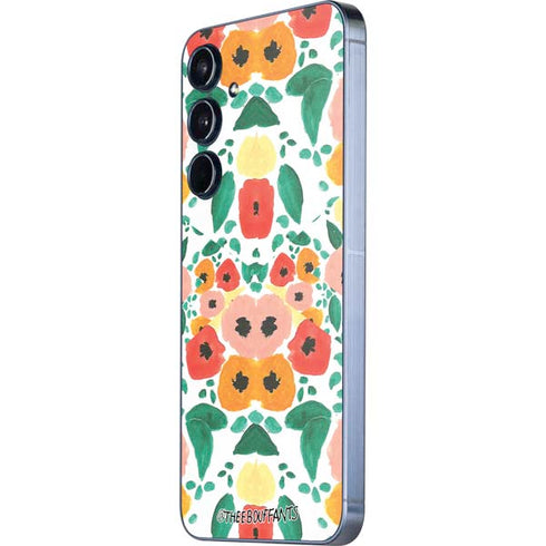 Bouffants and Broken Hearts Geometric Flowers Galaxy A55 5G Skin