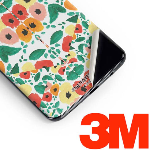 Bouffants and Broken Hearts Geometric Flowers Galaxy S10 Skin