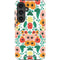 Bouffants and Broken Hearts Geometric Flowers Galaxy S25 Impact Case
