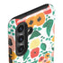 Bouffants and Broken Hearts Geometric Flowers Galaxy S25 Impact Case