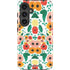 Bouffants and Broken Hearts Geometric Flowers Galaxy S25 Plus Impact Case