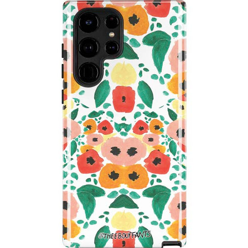 Bouffants and Broken Hearts Geometric Flowers Galaxy S25 Ultra Impact Case