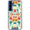 Bouffants and Broken Hearts Geometric Flowers Galaxy S25 Clear Case