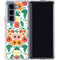 Bouffants and Broken Hearts Geometric Flowers Galaxy Z Fold5 5G Clear Case