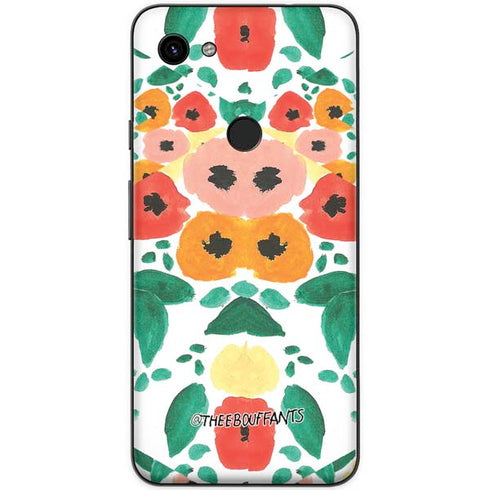 Bouffants and Broken Hearts Geometric Flowers Google Pixel 3a XL Skin