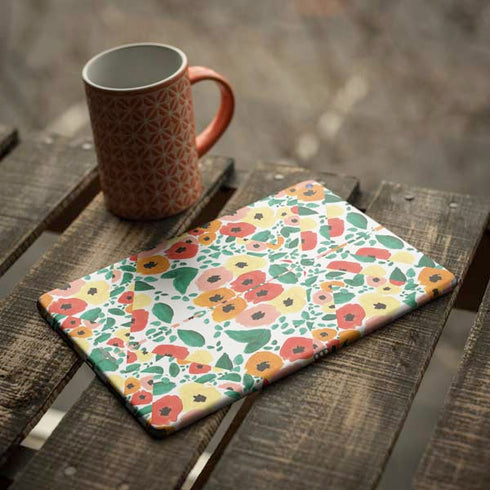 Bouffants and Broken Hearts Geometric Flowers iPad Skins