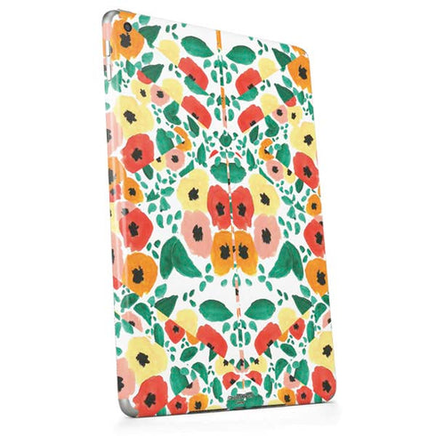 Bouffants and Broken Hearts Geometric Flowers Apple iPad Skin