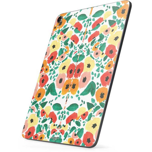 Bouffants and Broken Hearts Geometric Flowers Apple iPad Pro Skin