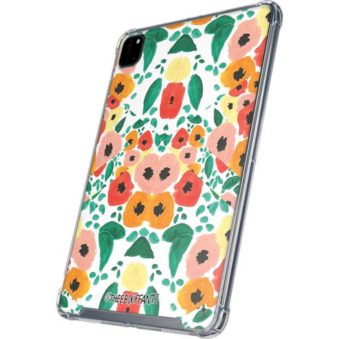 Bouffants and Broken Hearts Geometric Flowers iPad Cases