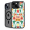 Bouffants and Broken Hearts Geometric Flowers iPhone 14 Plus Kickstand Case