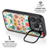 Bouffants and Broken Hearts Geometric Flowers iPhone 14 Pro Max Kickstand Case