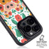 Bouffants and Broken Hearts Geometric Flowers iPhone 14 Pro Max Kickstand Case