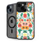 Bouffants and Broken Hearts Geometric Flowers iPhone 15 Kickstand Case