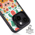 Bouffants and Broken Hearts Geometric Flowers iPhone 15 Kickstand Case