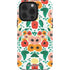Bouffants and Broken Hearts Geometric Flowers iPhone 15 Pro Impact Case