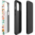 Bouffants and Broken Hearts Geometric Flowers iPhone 15 Pro Impact Case