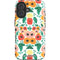 Bouffants and Broken Hearts Geometric Flowers iPhone 16 Impact Case