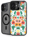 Bouffants and Broken Hearts Geometric Flowers iPhone 16 Kickstand Case