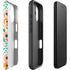 Bouffants and Broken Hearts Geometric Flowers iPhone 16 Plus Impact Case