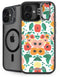 Bouffants and Broken Hearts Geometric Flowers iPhone 16 Plus Kickstand Case