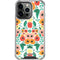Bouffants and Broken Hearts Geometric Flowers iPhone 16 Pro Clear Case