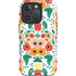 Bouffants and Broken Hearts Geometric Flowers iPhone 16 Pro Magsafe Impact Case
