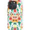 Bouffants and Broken Hearts Geometric Flowers iPhone 16 Pro Max Impact Case