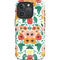 Bouffants and Broken Hearts Geometric Flowers iPhone 16 Pro Max Magsafe Impact Case