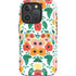 Bouffants and Broken Hearts Geometric Flowers iPhone 16 Pro Max Magsafe Impact Case