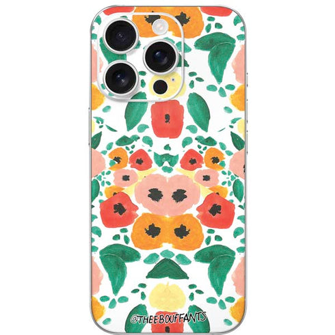 Bouffants and Broken Hearts Geometric Flowers iPhone 16 Pro Skin