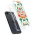 Bouffants and Broken Hearts Geometric Flowers iPhone 16e MagSafe Case