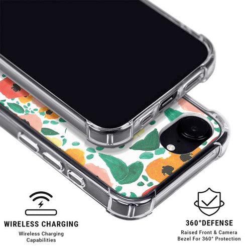 Bouffants and Broken Hearts Geometric Flowers iPhone 16e MagSafe Case
