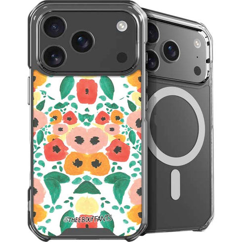 Bouffants and Broken Hearts Geometric Flowers iPhone 18 Pro MagSafe Case