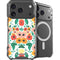 Bouffants and Broken Hearts Geometric Flowers iPhone 18 Pro MagSafe Case