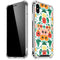 Bouffants and Broken Hearts Geometric Flowers iPhone X/XS Clear Case