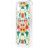 Bouffants and Broken Hearts Geometric Flowers iPhone XS Clear Case
