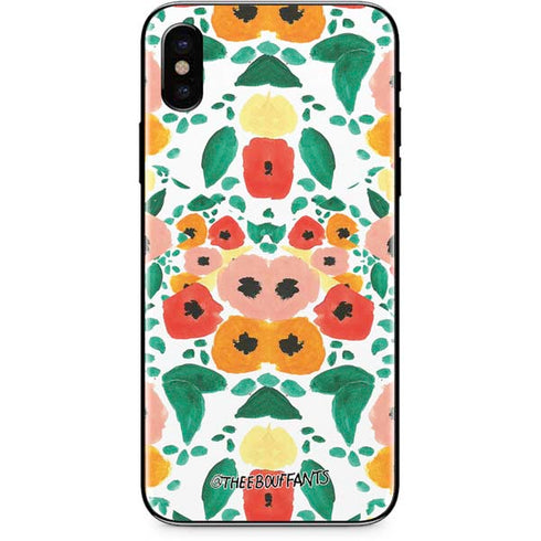Bouffants and Broken Hearts Geometric Flowers iPhone XS Max Skin