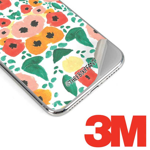 Bouffants and Broken Hearts Geometric Flowers iPhone XS Skin