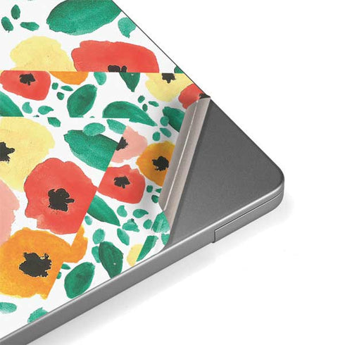 Bouffants and Broken Hearts Geometric Flowers Apple MacBook Pro 14-inch Skin