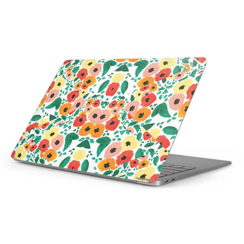 Bouffants and Broken Hearts Geometric Flowers Apple MacBook Pro 16-inch Skin