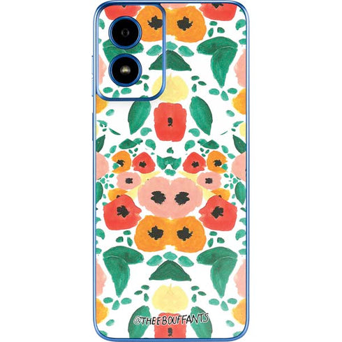 Bouffants and Broken Hearts Geometric Flowers Moto G Play 4G (2024) Skin