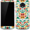 Bouffants and Broken Hearts Geometric Flowers Moto G6 Skin