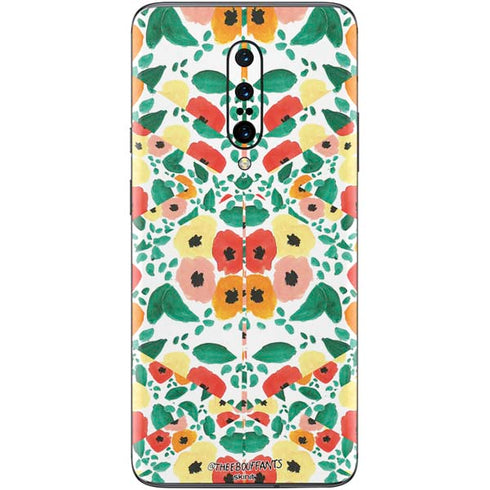 Bouffants and Broken Hearts Geometric Flowers OnePlus 7 Pro Skin