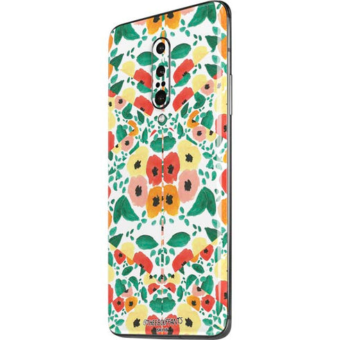 Bouffants and Broken Hearts Geometric Flowers OnePlus 7 Pro Skin