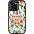 Bouffants and Broken Hearts Geometric Flowers Otterbox Defender iPhone Skin