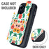 Bouffants and Broken Hearts Geometric Flowers Otterbox Defender iPhone Skin